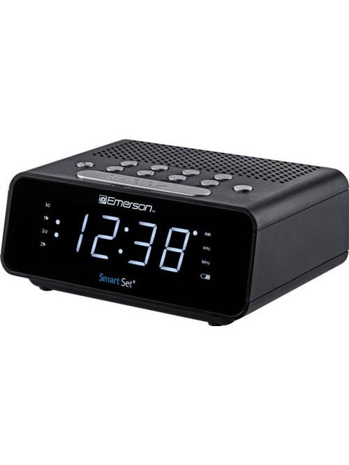 Emerson Smartset Er100101 Desktop Clock Radio Am Fm Office Depot
