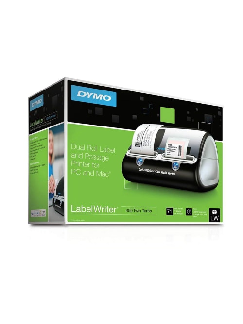 Dymo Labelwriter 450 Twin Turbo Label Printer For Pc And Apple Mac Office Depot
