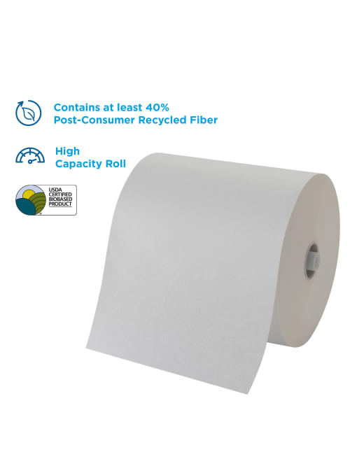 Pacific Blue Ultra By Gp Pro High Capacity 1 Ply Paper Towels 1150 Per Roll Pack Of 3 Rolls Office Depot