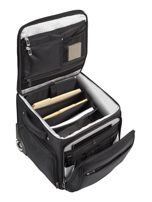 rolling office tote