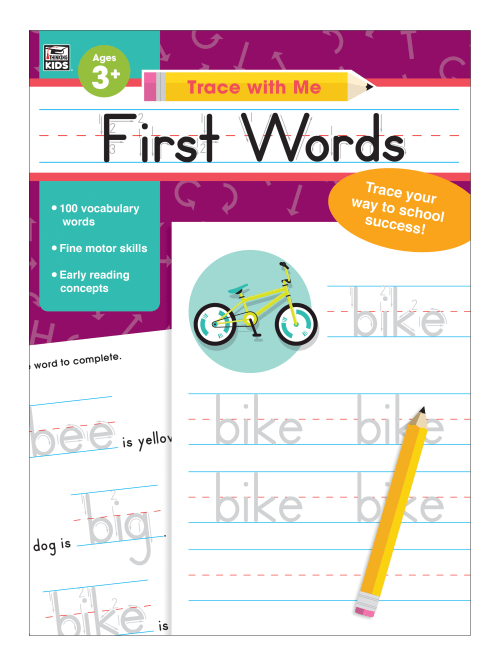 Carson Dellosa Trace With Me First Words Office Depot