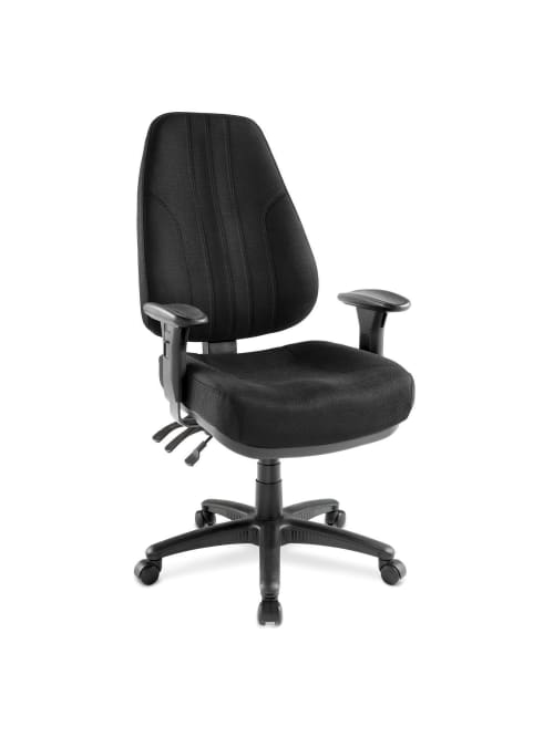 Raynor Miranda High Back Chair Black Office Depot