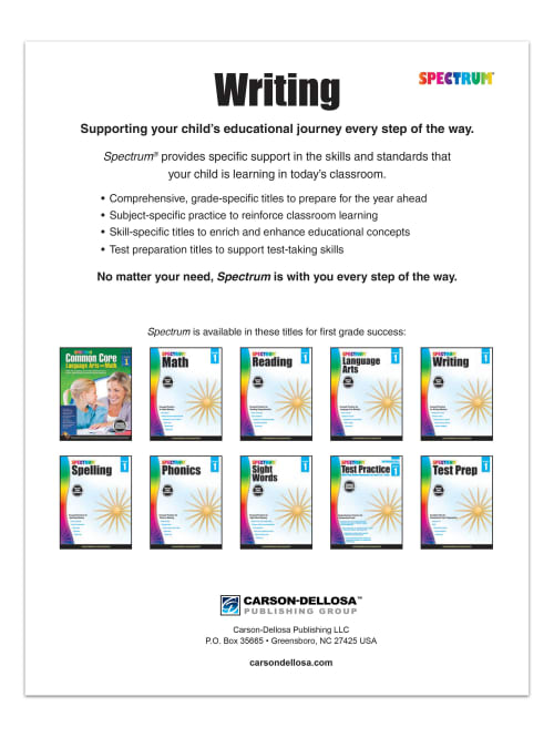 Spectrum Writing Grade 1 Office Depot