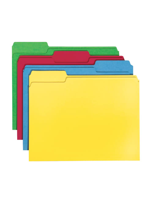File Folder Letter 13 Cut 24pk Assorted Office Depot