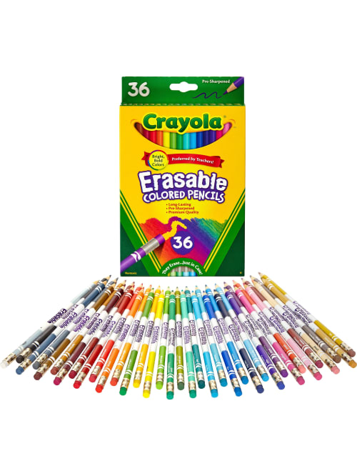 Crayola Erasable Colored Pencils 3 3 Mm Lead Diameter Thick Point Assorted Lead 36 Pack Office Depot It can be somewhat flimsy and it is not the best for protection purposes but the relative strength of the pencils themselves will. crayola erasable colored pencils 3 3 mm lead diameter thick point assorted lead 36 pack item 379868