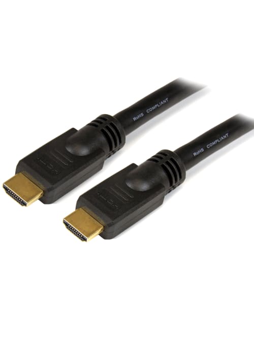 Startech Com 50 Ft High Speed Hdmi Cable Mm 4k 30hz No Signal Booster Required Hdmi For Audiovideo Device Tv Projector Gaming Console Digital Video Recorder 50ft 1 Pack Office Depot