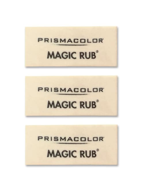  Prismacolor® Magic Rub® Vinyl Erasers, Beige, Pack Of