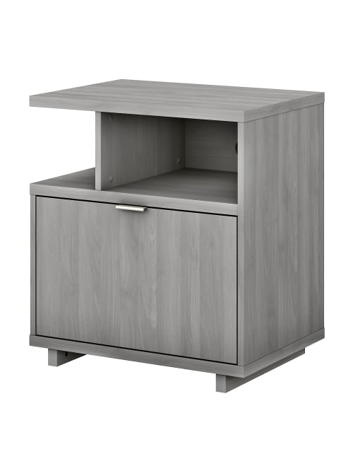 Kathy Ireland Madison Avenue Cabinet Gray Office Depot