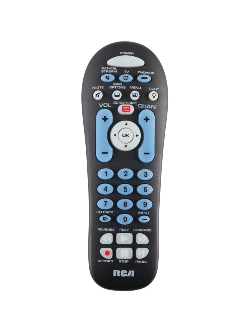Rca 3 Device Universal Remote For Home Theater Cable Box Tv Dvd Player Vcr Office Depot