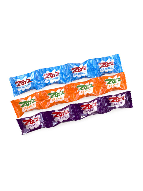 Zotz Strings Fizz Power Candy 2 06 Lb Assorted Flavors Bag Of 48 Office Depot