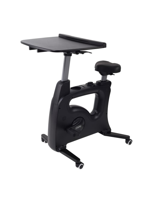 Flexispot V9 Desk Exercise Bike With Notebook Tray Black Office
