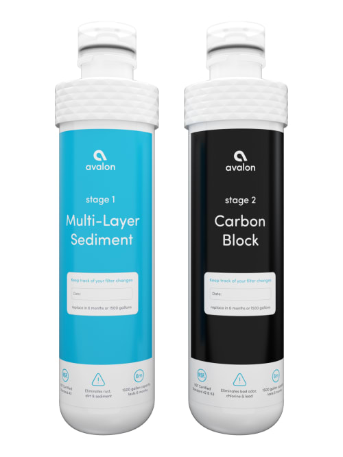 Avalon 2 Stage Replacement Water Filter For Select Avalon Bottleless Water Coolers Office Depot