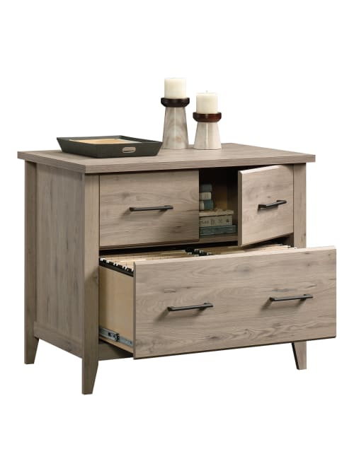 Sauder Summit Station Lateral File Laurel Office Depot This cabinet came packaged very securely to prevent damage. sauder summit station 34 w lateral 1 drawer file cabinet laurel oak item 4017768