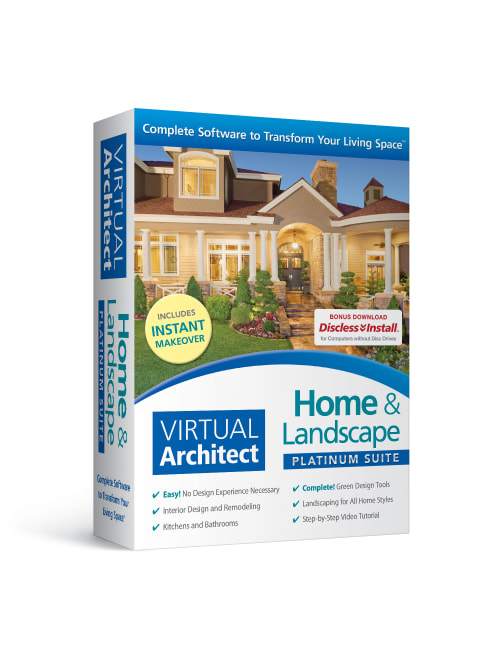 Virtual Architect Home And Landscape Platinum Suite Office Depot Use chalk spray, hoses or twine to lay out your landscape patterns before breaking ground.