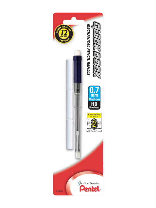 Pentel Quickdock Mechanical Pencil Refill 0 7 Mm Office Depot