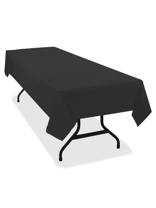 Tablemate Heavy Duty Plastic Table Covers 108 Length X 54 Width 6