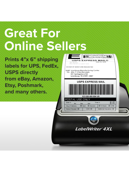 Dymo Labelwriter 4xl Wide Format Label Printer For Pc And Apple Mac Item 434358