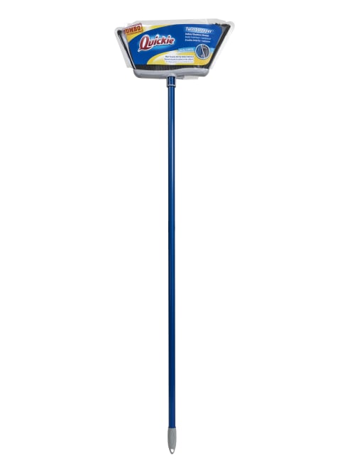 Quickie All Purpose Angled Broom 14 Black Office Depot