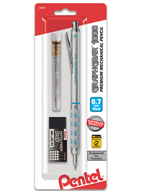 Pentel Graph Gear 1000 Mechanical Drafting Pencil 0 7 Mm Hb