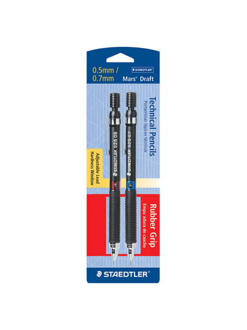 Staedtler Mars Technical Drafting Pencils Pack Of 2 Office Depot