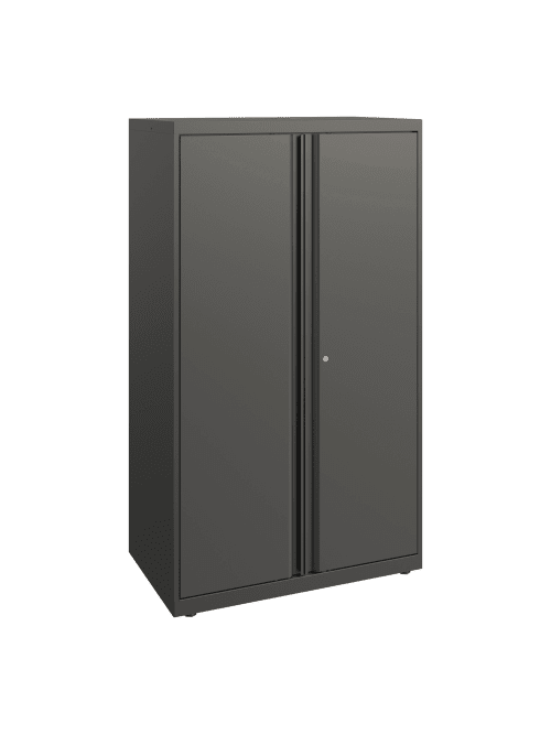 Hon Flagship Metal Modular Storage Cabinet 52 H Charcoal Office Depot