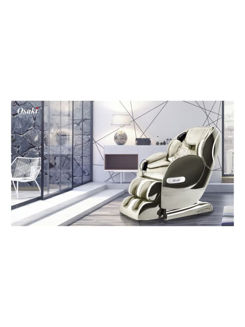 Osaki Os 3d Monarch Massage Chair Beige Office Depot
