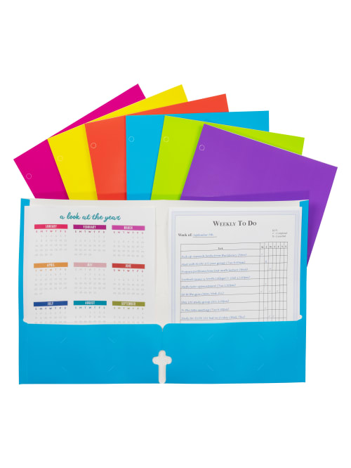C Line 3 Hole Punch Folders Letter 100pk Office Depot