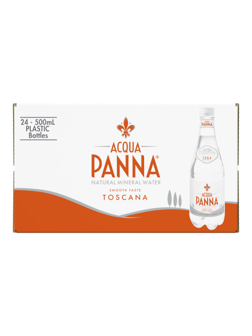 Acqua Panna Natural Spring Water 16 9 Oz Case Of 24 Plastic Bottles Office Depot