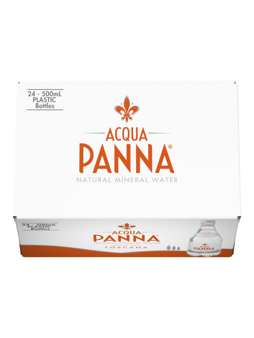Acqua Panna Natural Spring Water 16 9 Oz Case Of 24 Plastic Bottles Office Depot
