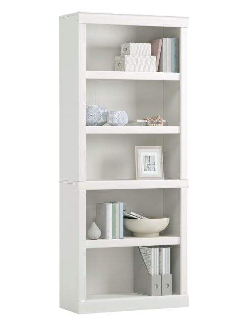 Realspace 72 H 5 Shelf Bookcase Arctic, Office Depot Bookcase With Glass Doors