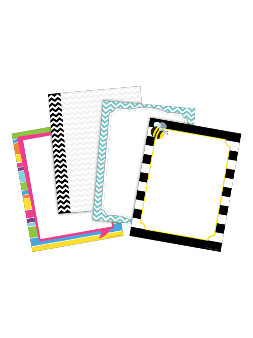 Barker Creek 4 Design Computer Paper Set Letter Paper Size Chevron And Stripes 0 Sheets Office Depot