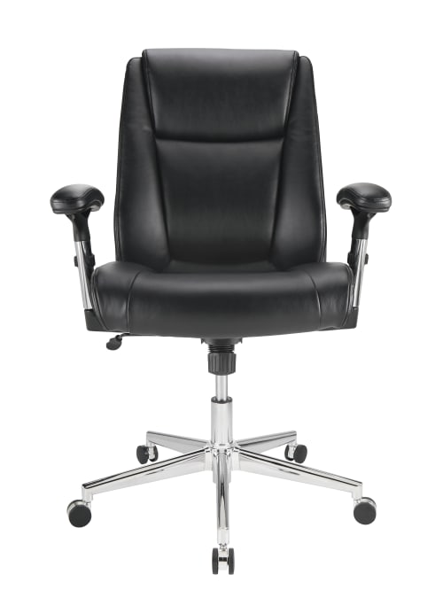 Realspace Densey High Back Chair Black Office Depot