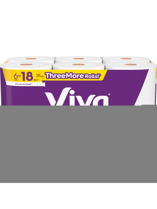 Viva Multi Surface Choose A Sheet Towels 6pk Office Depot