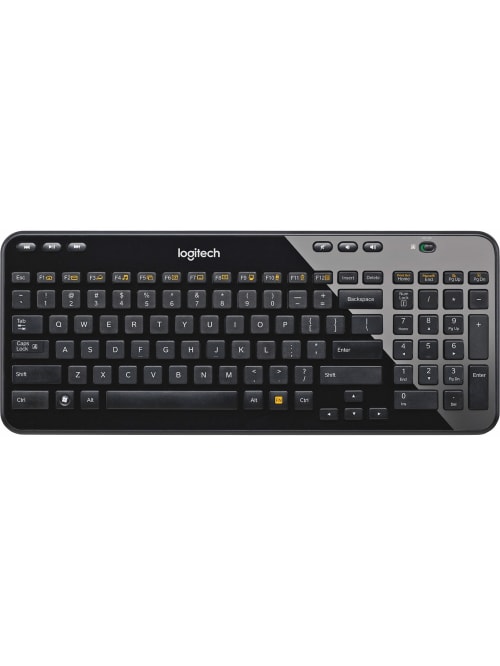 Logitech K360 Wireless Keyboard Compact Black 920 004088 Office Depot