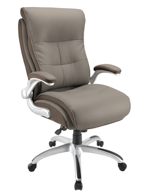 Realspace Ampresso Chair Taupesilver Office Depot