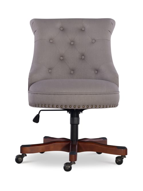 Linon Home Decor Products Dallas Fabric Mid Back Home Office Chair