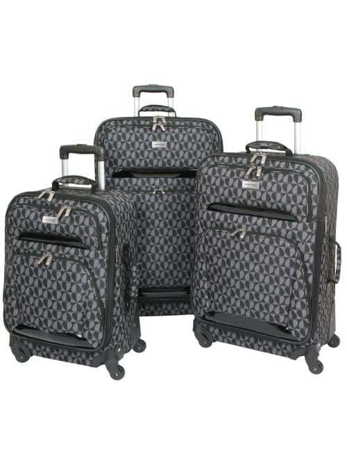 geoffrey beene 3 piece luggage set