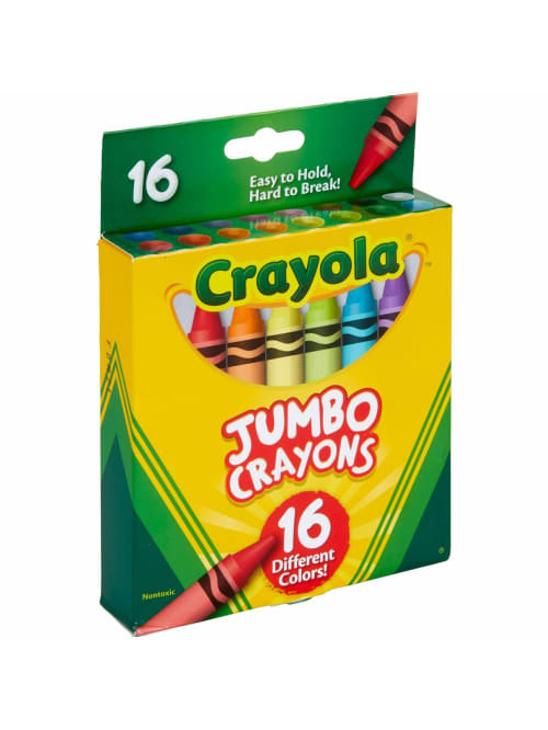 Download Crayola Jumbo Crayons Assorted Colors 6pk Office Depot