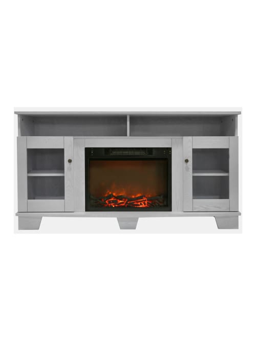 Cambridge Savona Fireplace Mantel With Electronic Fireplace Insert