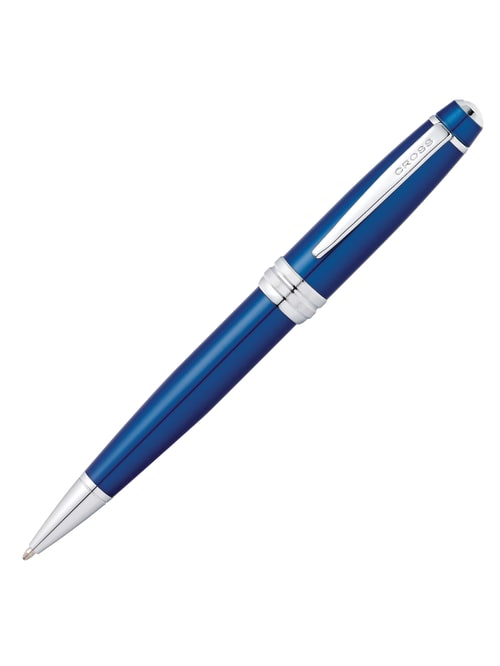 Cross Bailey Ballpoint Pen Medium Point 0 7 Mm Blue Barrel Black Ink Office Depot