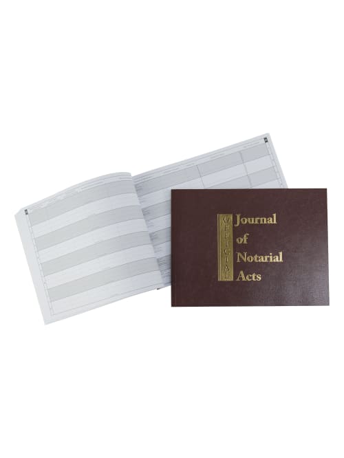Journal Of Notarial Acts Notary Log 122 Pages Office Depot