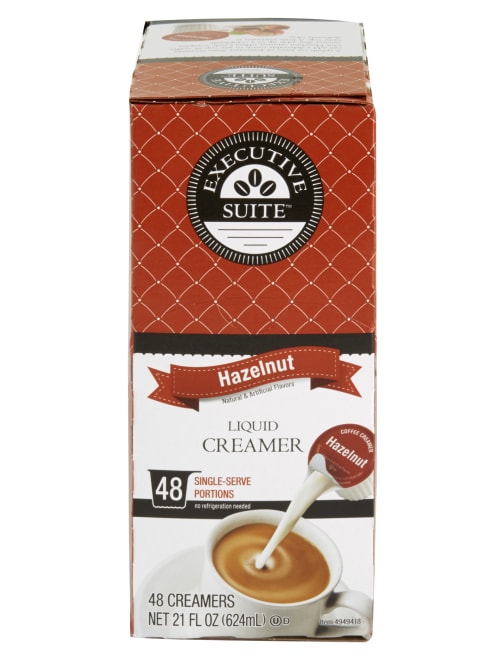 Executive Suite Liquid Coffee Creamer Hazelnut Flavor 0 38 Oz