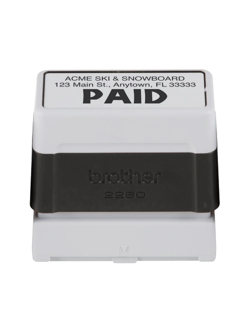 Same Day Pre Inked Custom Stamp Black Office Depot