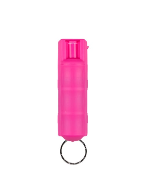 Sabre Pepper Spray Key Chain Pink Office Depot