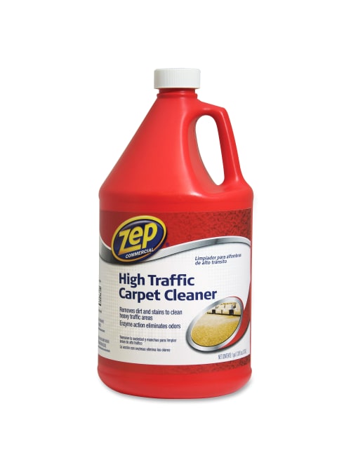 Zep High Traffic Carpet Spot Remover And Cleaner Liquid 128 Fl Oz 4 Quart 4 Carton Red Office Depot