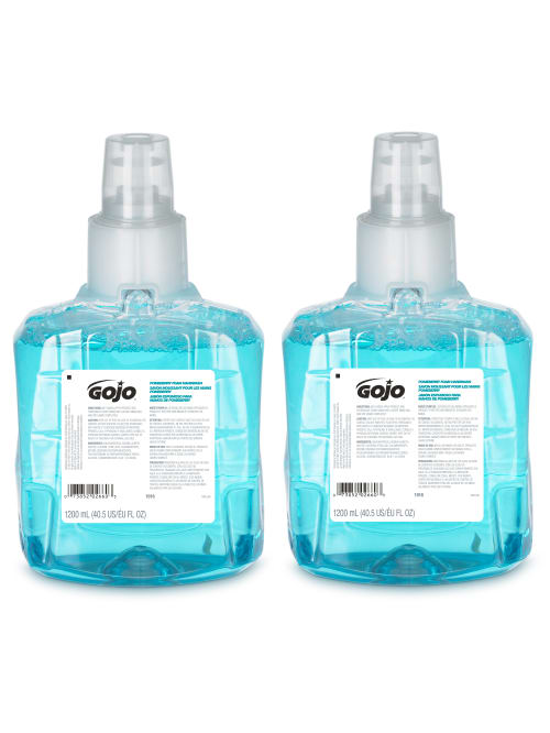 Gojo Ltx 12 Foam Hand Wash Soap Pomegranate Scent 40 5 Oz Carton Of 2 Refills Office Depot