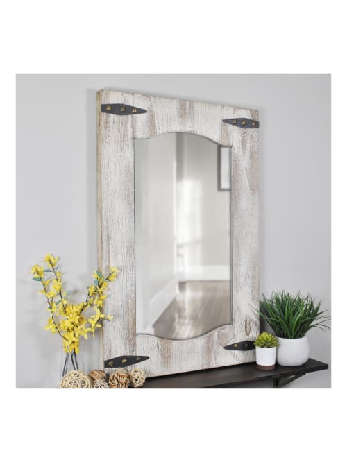 Firstime And Co Barn Door Rectangular Mirror 33 12 H X 21 12 W
