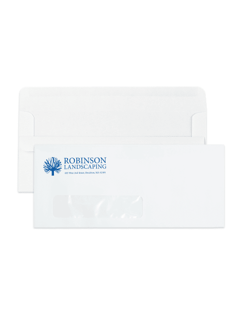 Custom Window Business Envelopes 10 500 Pk Office Depot