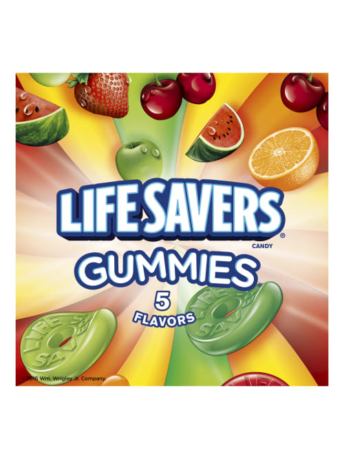 Life Savers Gummies Five Flavors 7 Oz Bag Office Depot