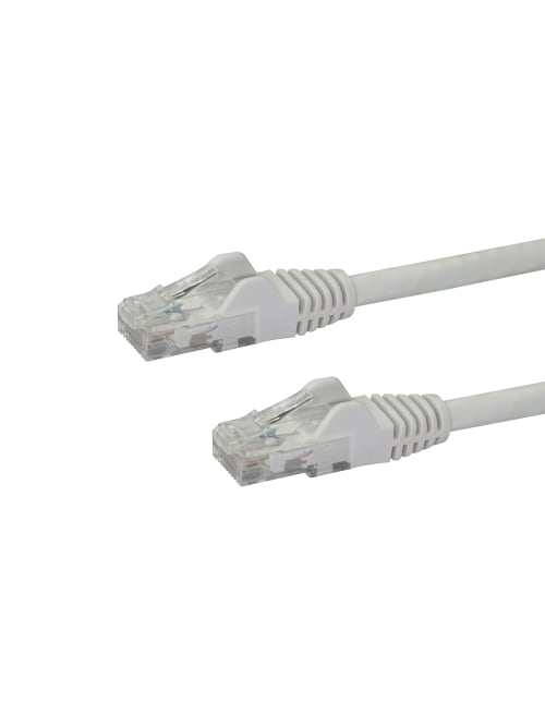 50 Ft White Snagless Cat6 Utp Patch Cable Office Depot